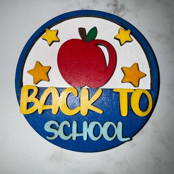 Adorable Back-to-School Tiered Tray Accents - Picture 12 of 15